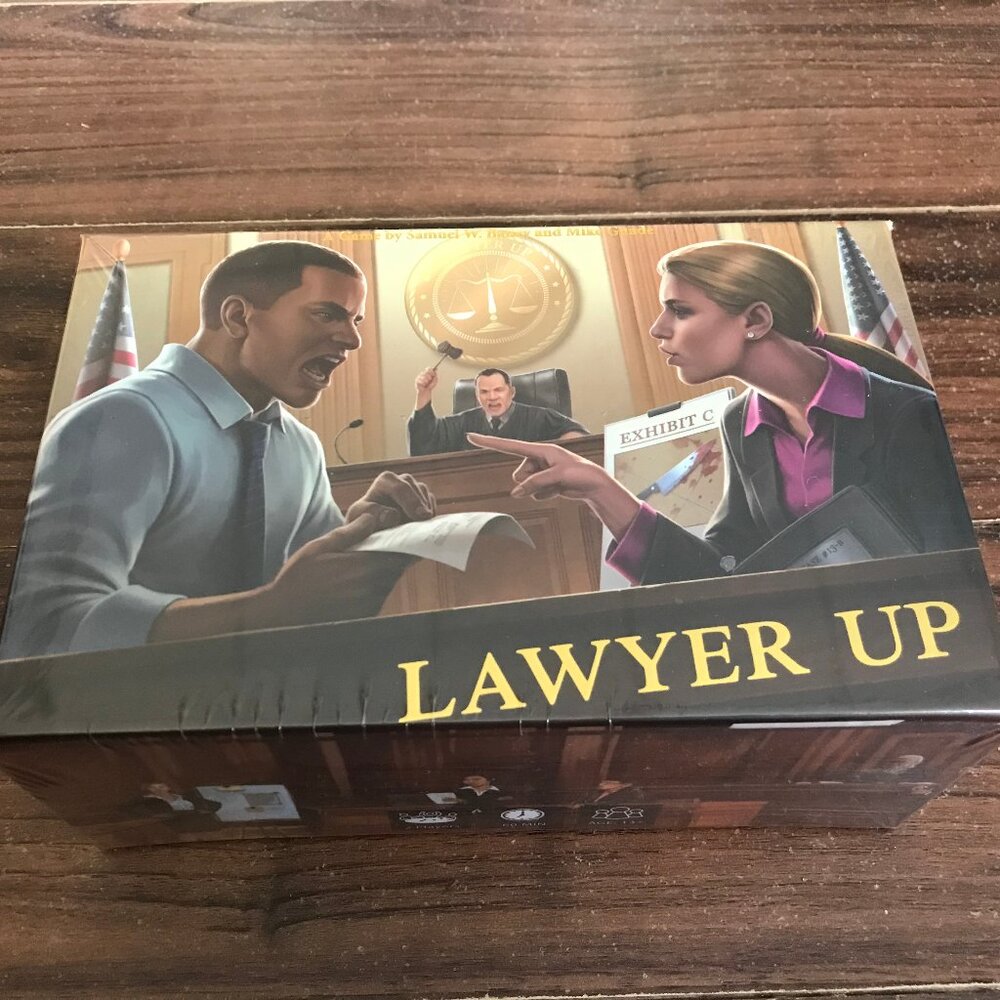 Lawyer Up Card Game Rock Manor Games by Samuel W. Bailey and Mike Gnade